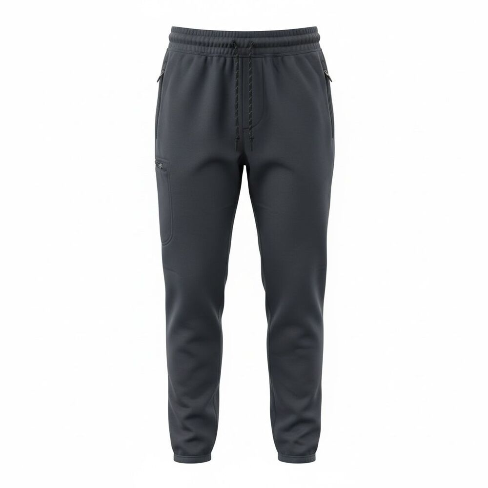 Weatherproof Vintage NWT Men L Gray Tech Fleece Lined Sweatpants Cargo Pockets